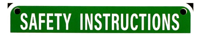 Green Information (NOC) — safety instructions — AT&T RF safety sign